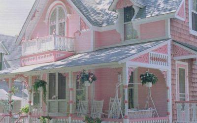 A Pink Gingerbread House